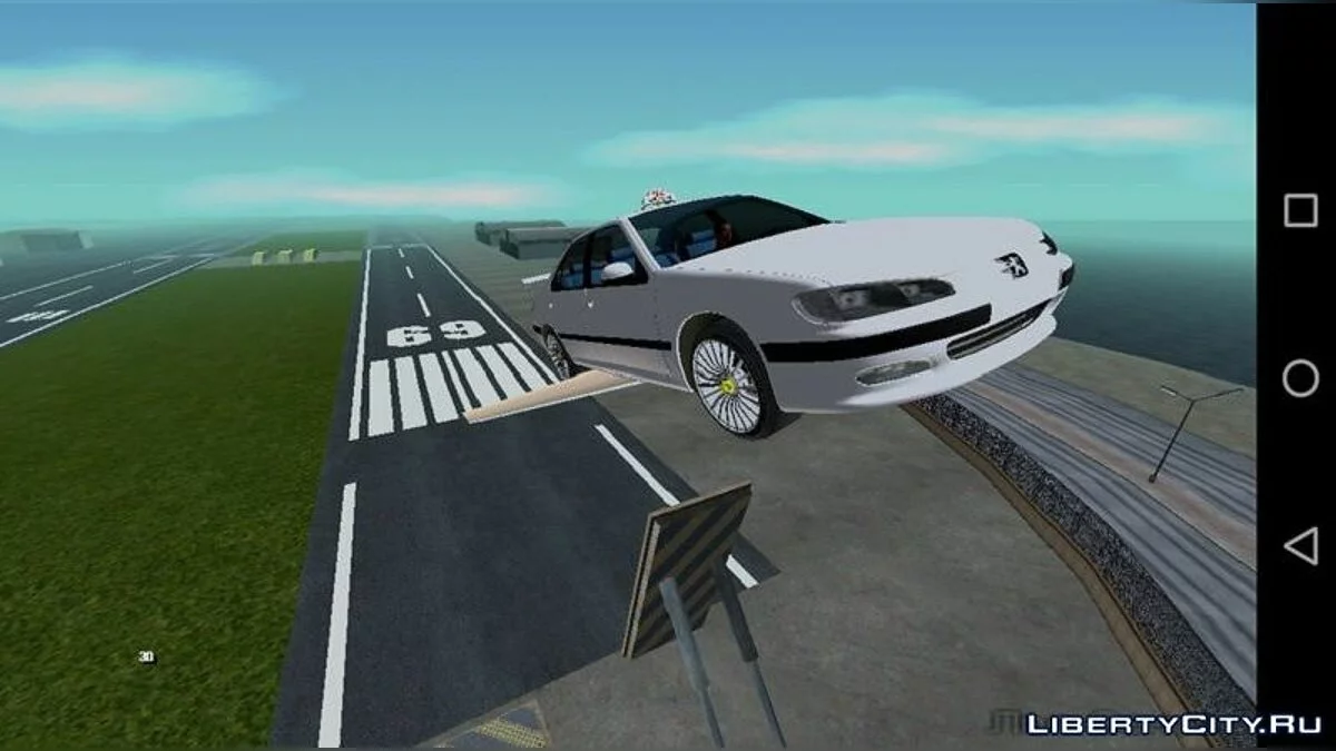 Taxi Marseille: Peugeot 406 / GTA San Andreas (iOS, Android)
