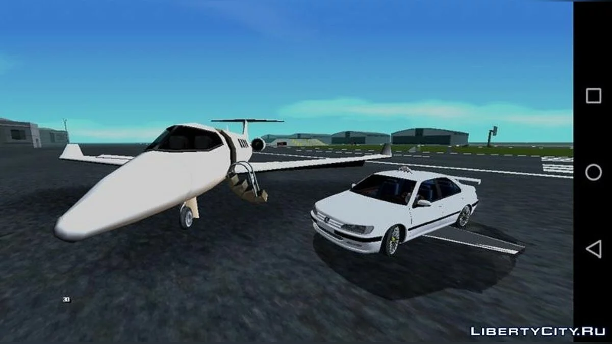Taxi Marseille: Peugeot 406 / GTA San Andreas (iOS, Android)