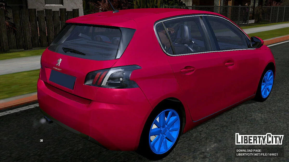 Peugeot 308 (только DFF) / GTA San Andreas (iOS, Android)