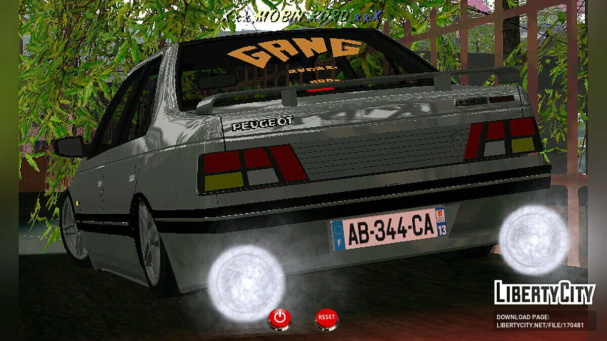 Peugeot 405 Mi16 / GTA San Andreas (iOS, Android)