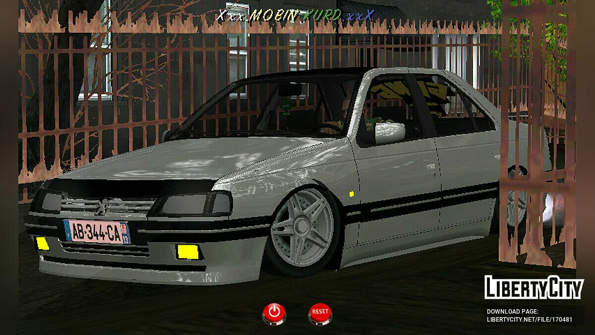 Peugeot 405 Mi16 / GTA San Andreas (iOS, Android)