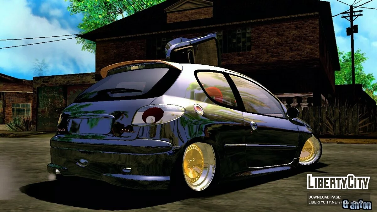 Peugeot 206 (только DFF) / GTA San Andreas (iOS, Android)