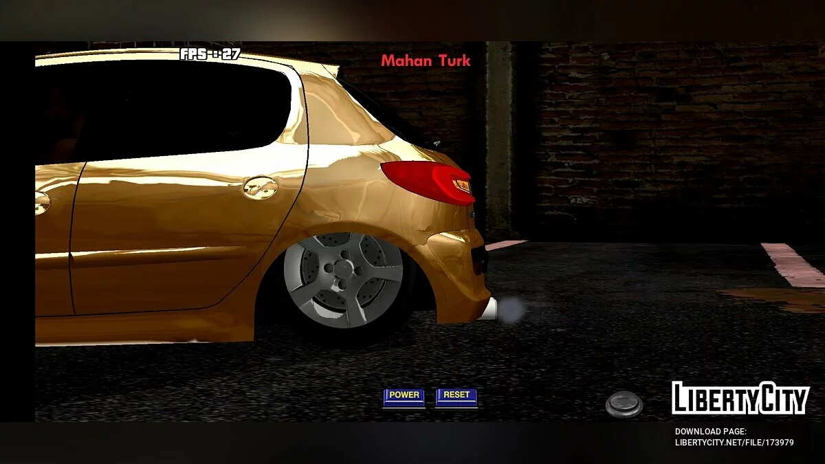 Peugeot 207 Peno / GTA San Andreas (iOS, Android)