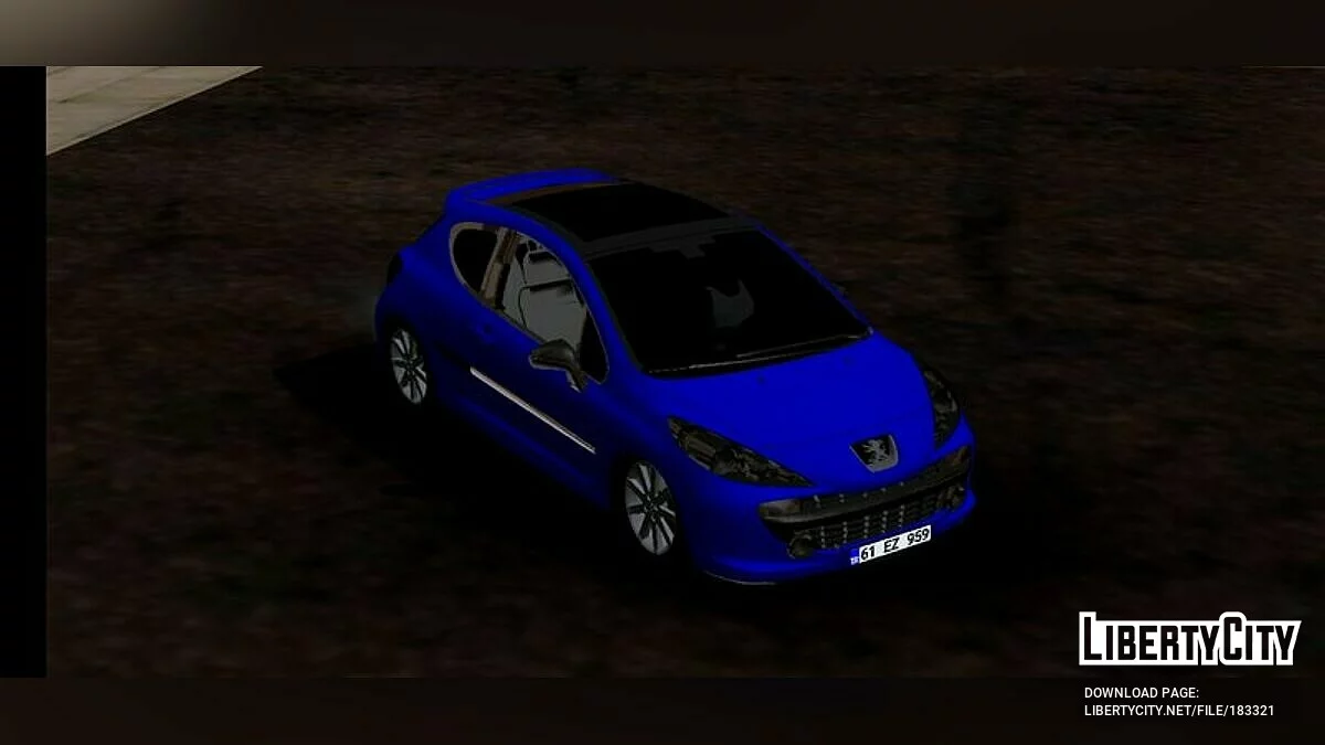 Peugeot 207 (только DFF) / GTA San Andreas (iOS, Android)