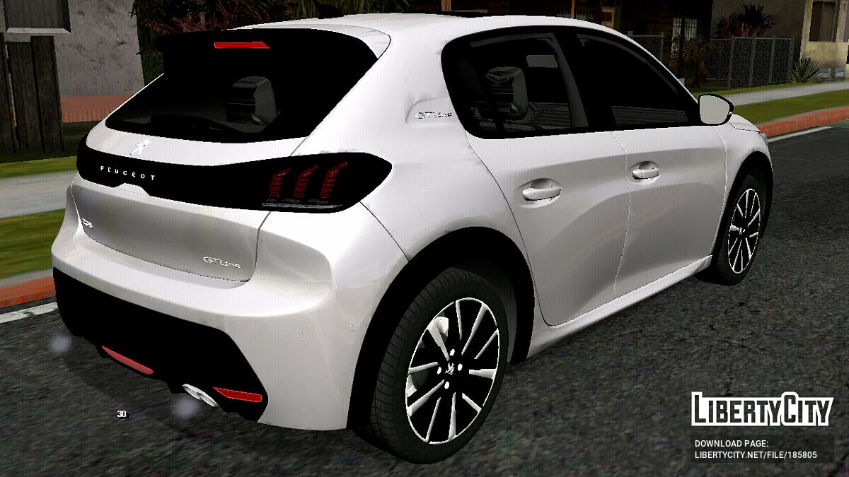 Peugeot 208 GT Line 2020 / GTA San Andreas (iOS, Android)
