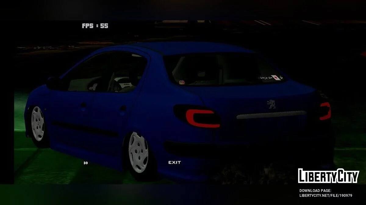 Peugeot 206sd / GTA San Andreas (iOS, Android)