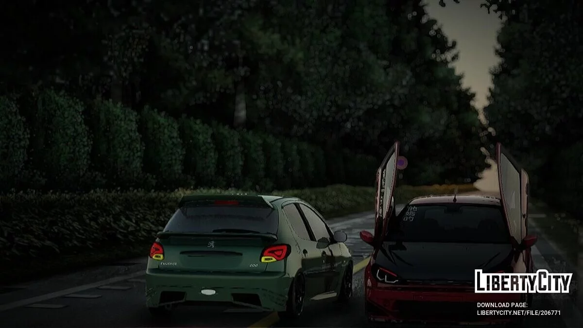 Peugeot 206 / GTA San Andreas (iOS, Android)