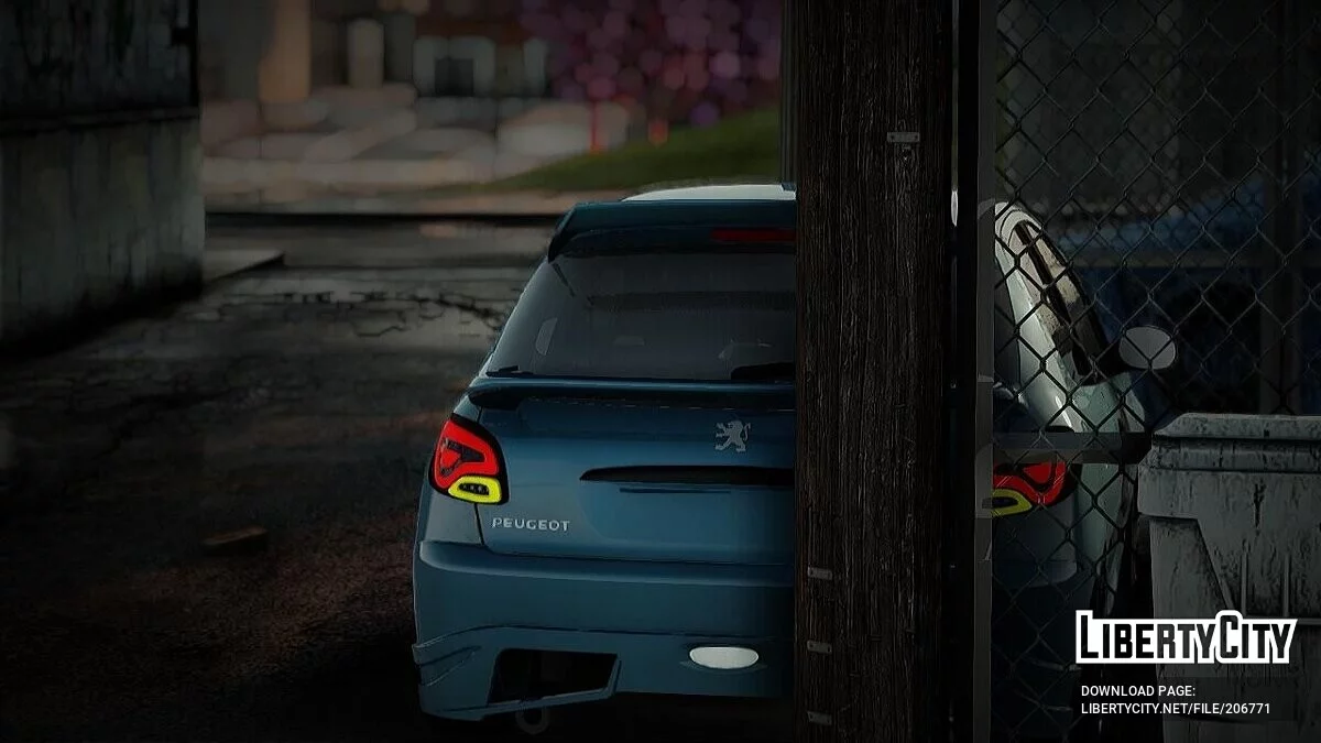 Peugeot 206 / GTA San Andreas (iOS, Android)