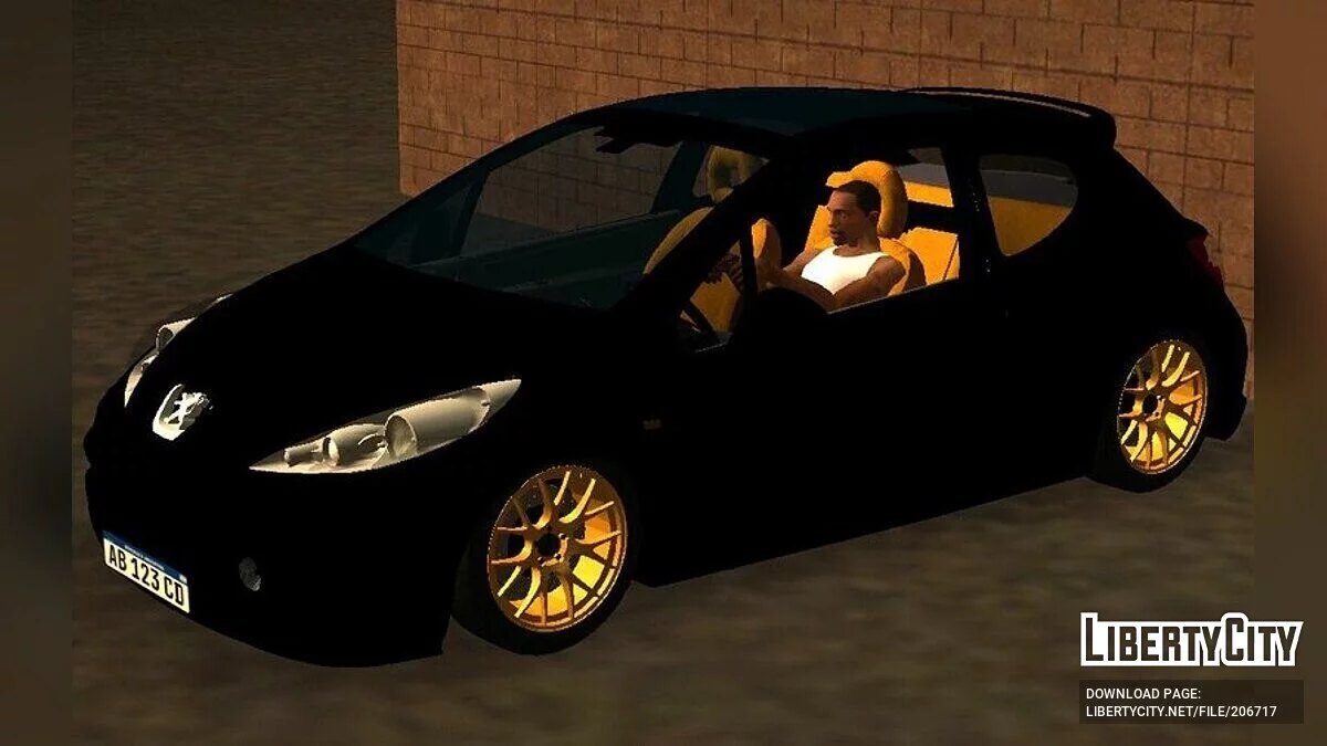 Peugeot 207 RC Argentina (только DFF) / GTA San Andreas (iOS, Android)