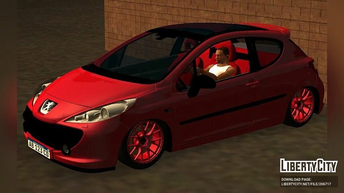 Peugeot 207 RC Argentina (только DFF) / GTA San Andreas (iOS, Android)