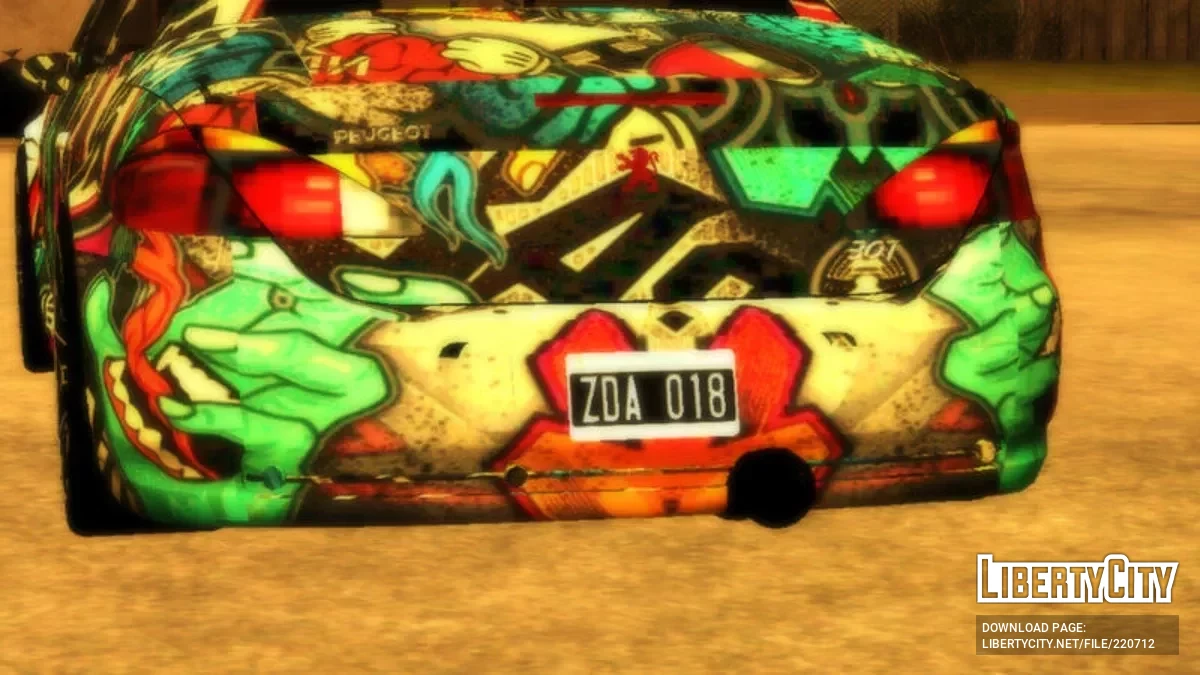 Peugeot 307cc Tuning (Argentina) / GTA San Andreas (iOS, Android)