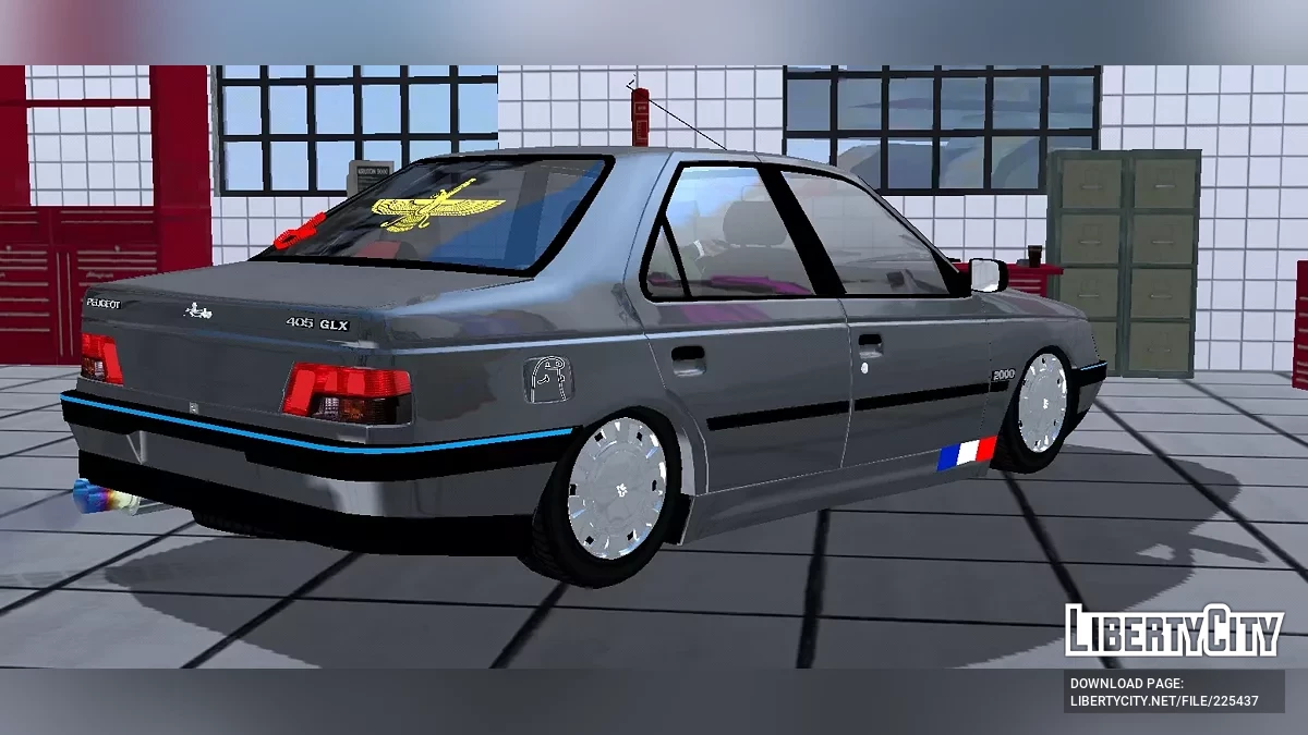 Peugeot 405 GLX 2000CC / GTA San Andreas (iOS, Android)