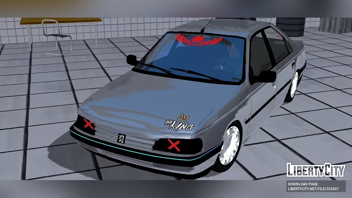 Peugeot 405 GLX 2000CC / GTA San Andreas (iOS, Android)