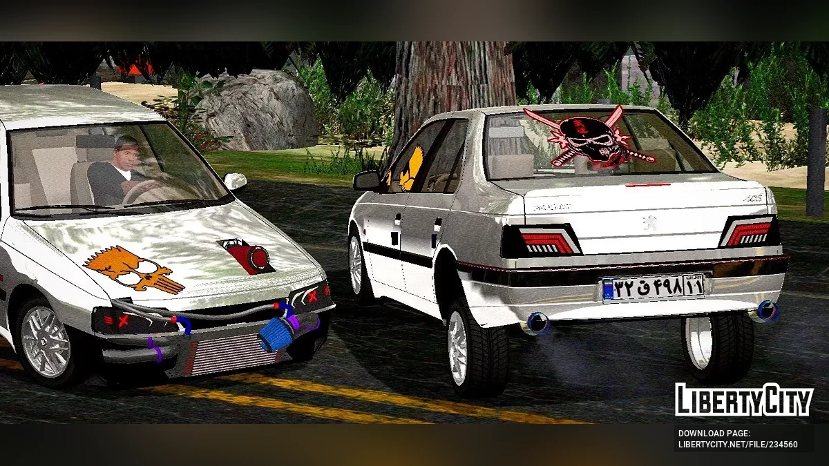 Тюнинг Peugeot 405 SLX / GTA San Andreas (iOS, Android)