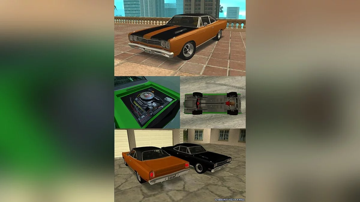 Playmouth Roadrunner  1966 года / GTA San Andreas (iOS, Android)