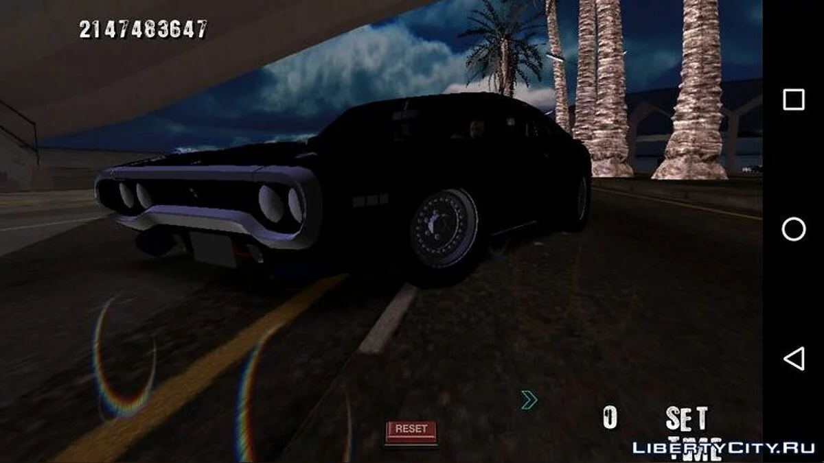 Plymouth Roadrunner 1971 (только DFF) / GTA San Andreas (iOS, Android)
