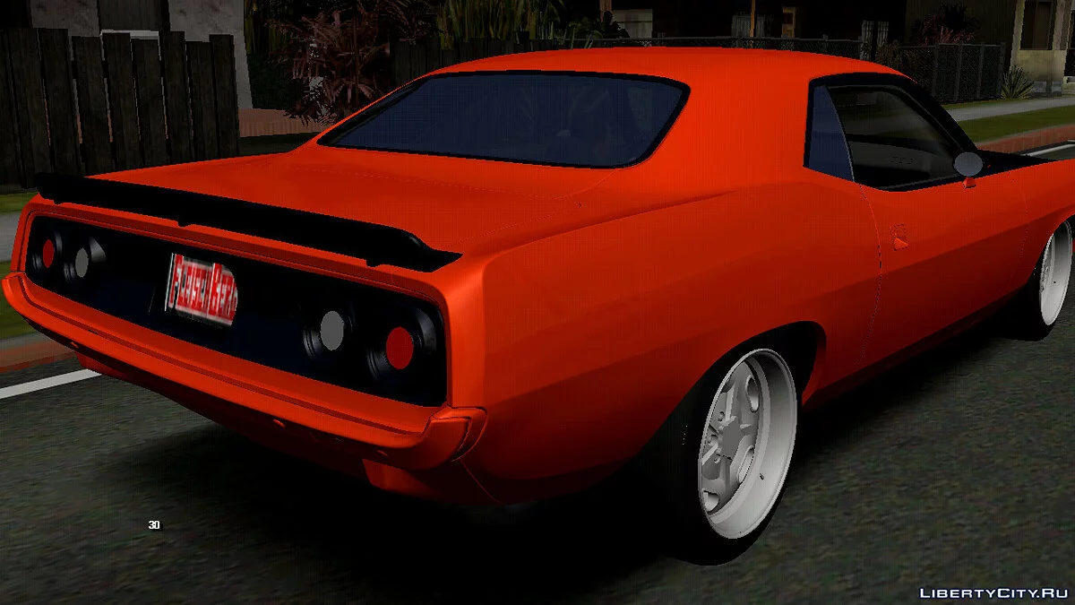 1973 Letty Plymouth Barracuda F&F7 (только DFF) / GTA San Andreas (iOS, Android)