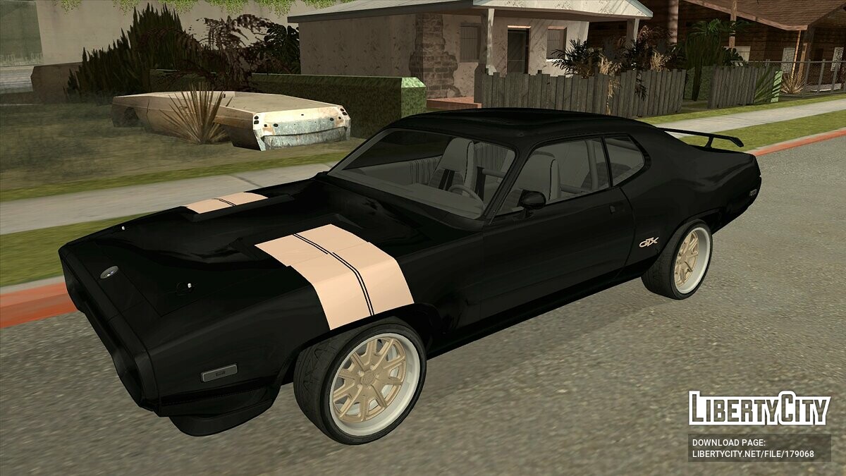 Скачать 1971 Plymouth GTX для GTA San Andreas (iOS, Android)