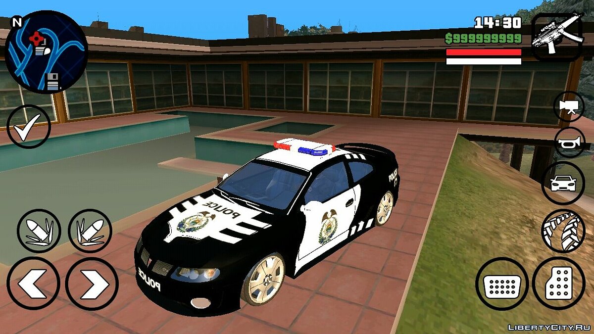 Скачать Pontiac GTO Police (NFS:MW) для GTA San Andreas (iOS, Android)