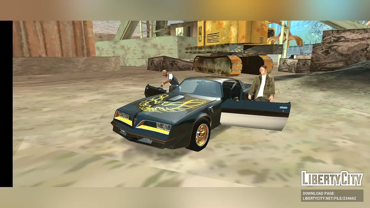 Pontiac TransAm Firebird 1977 (только DFF) / GTA San Andreas (iOS, Android)