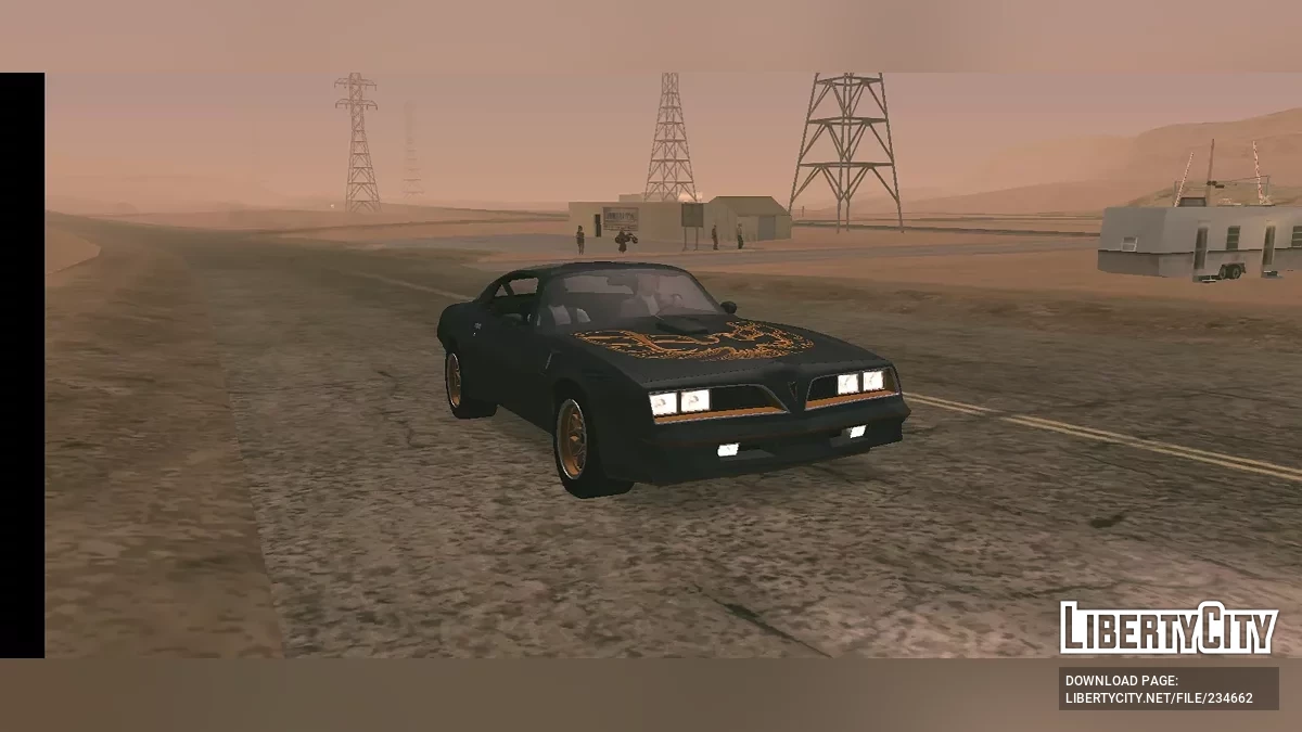 Pontiac TransAm Firebird 1977 (только DFF) / GTA San Andreas (iOS, Android)