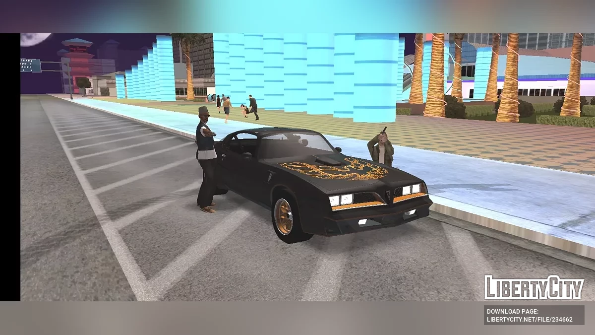 Pontiac TransAm Firebird 1977 (только DFF) / GTA San Andreas (iOS, Android)