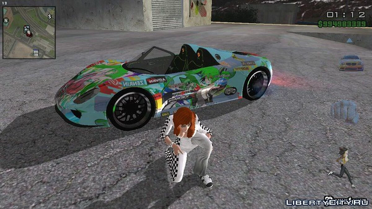 Porsche 918 Spyder Miku Edition / GTA San Andreas (iOS, Android)
