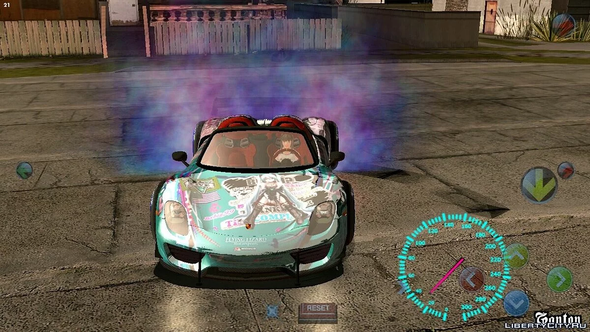Need For Speed Porsche 918 Spyder / GTA San Andreas (iOS, Android)