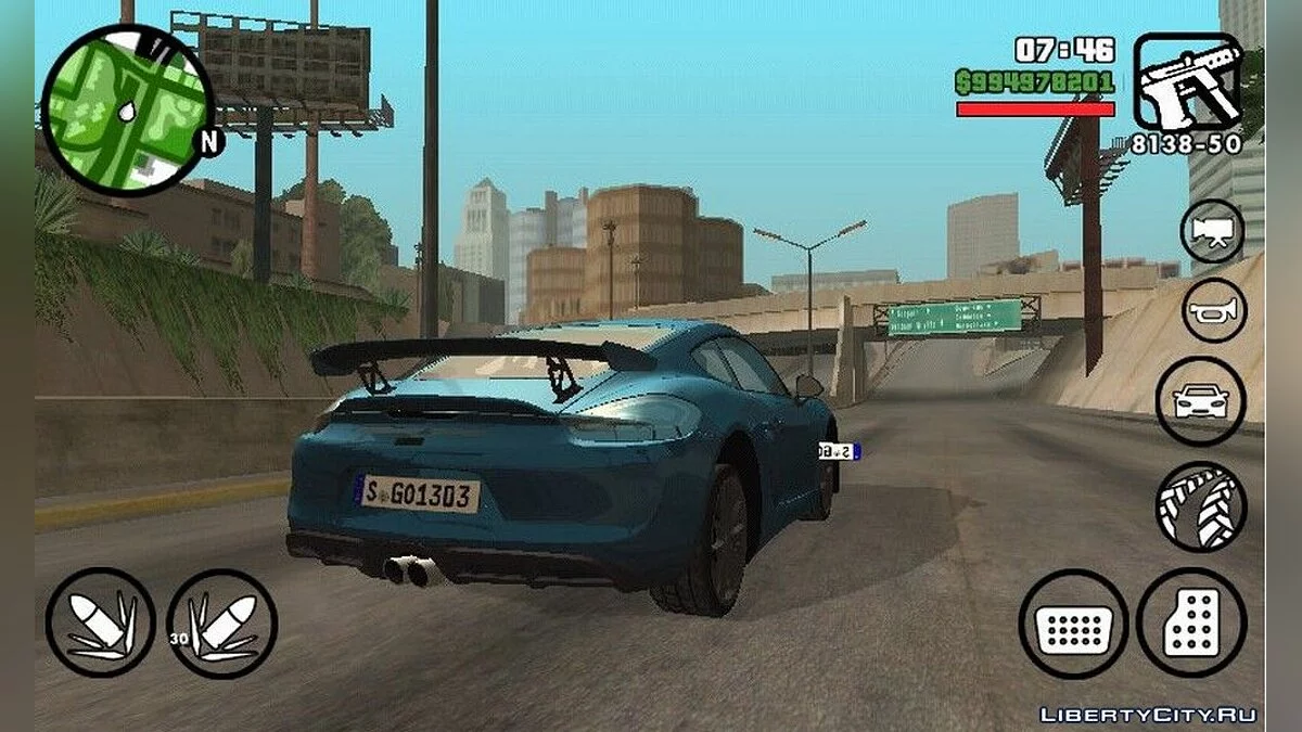 Porsche Cayman GT4 / GTA San Andreas (iOS, Android)