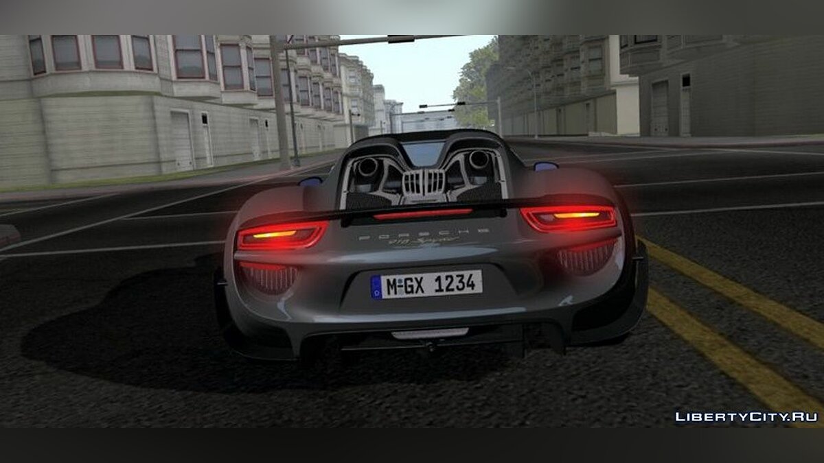 Porsche 918 Spyder для GTA San Andreas (iOS, Android) - Картинка #3