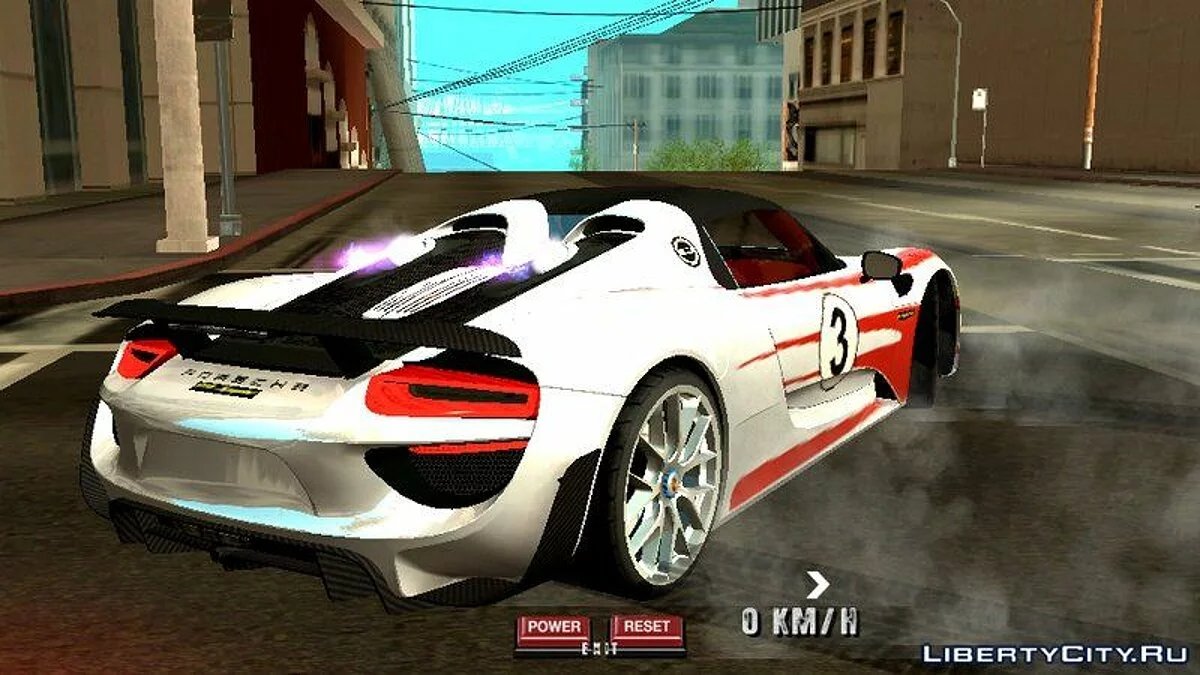 Porsche 918 Spyder / GTA San Andreas (iOS, Android)