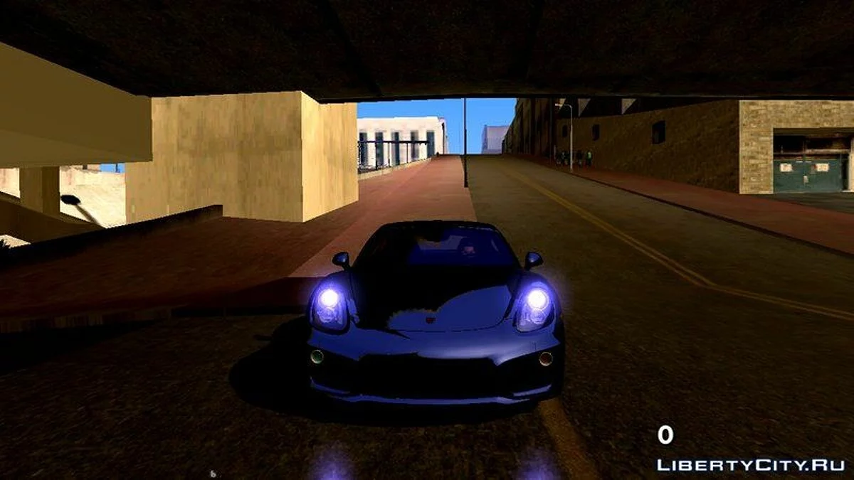 Porsche Cayman S 2014 / GTA San Andreas (iOS, Android)
