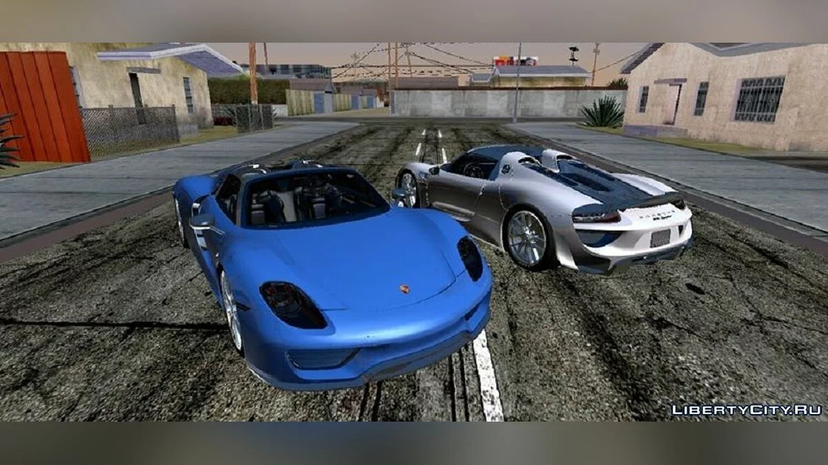 Porsche 918 Spyder Weissach Package / GTA San Andreas (iOS, Android)