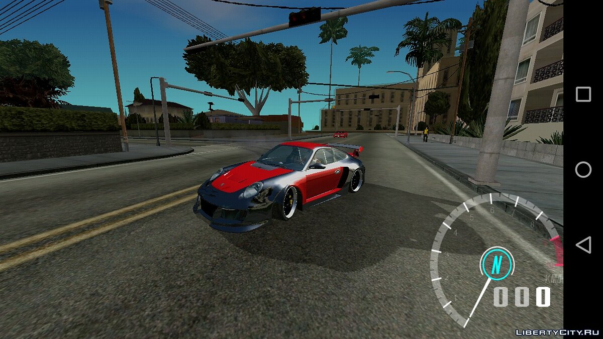 Porsche 911 GT2 from NFS: Undercover для GTA San Andreas (iOS, Android) - Картинка #1