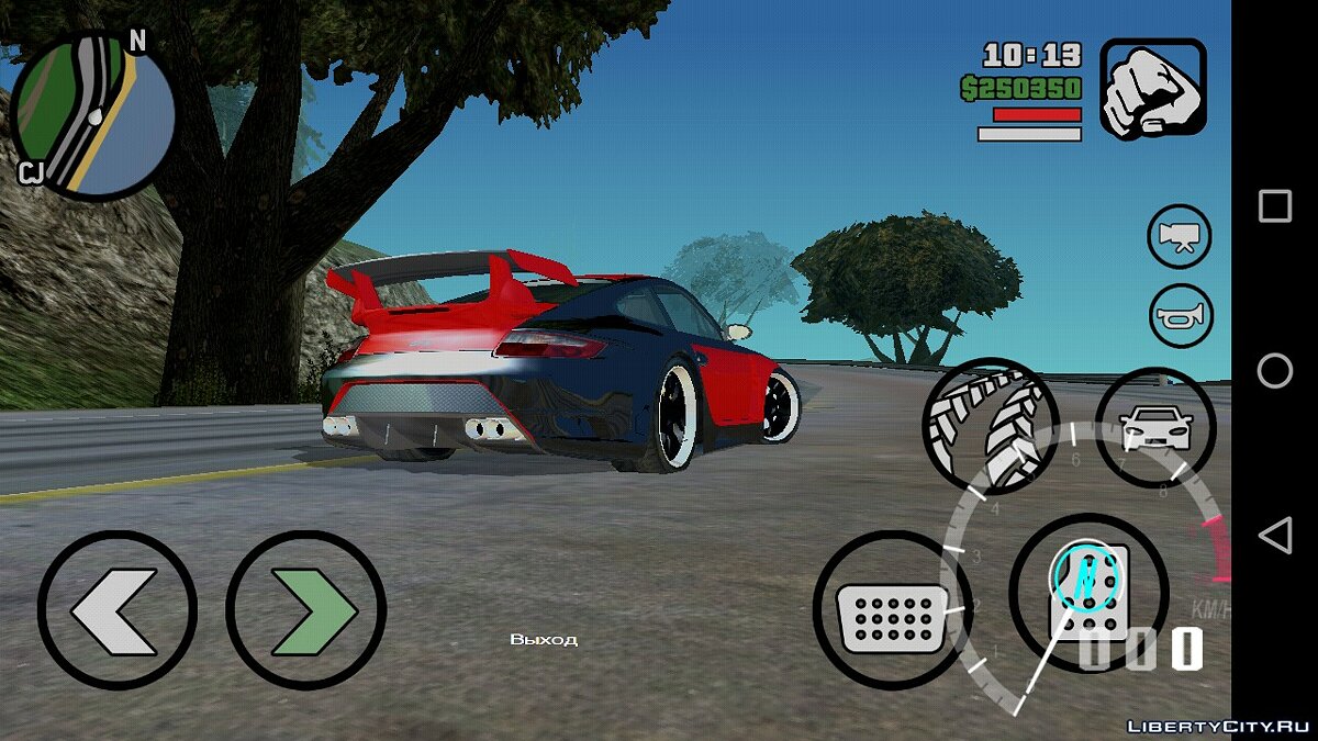 Porsche 911 GT2 from NFS: Undercover для GTA San Andreas (iOS, Android) - Картинка #11