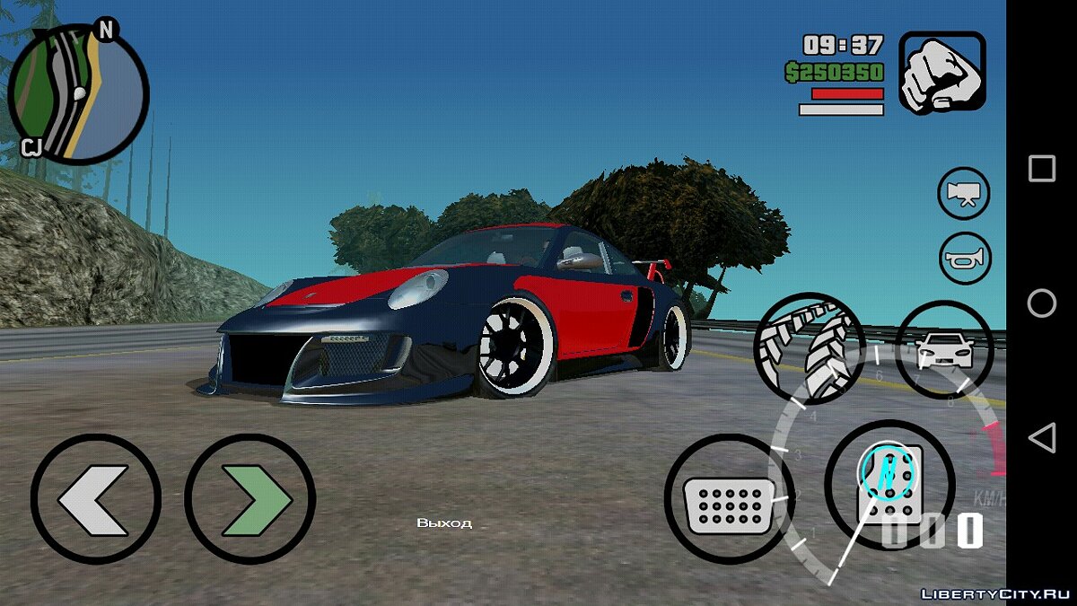 Porsche 911 GT2 from NFS: Undercover для GTA San Andreas (iOS, Android) - Картинка #9