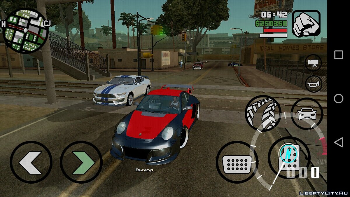 Porsche 911 GT2 from NFS: Undercover для GTA San Andreas (iOS, Android) - Картинка #4