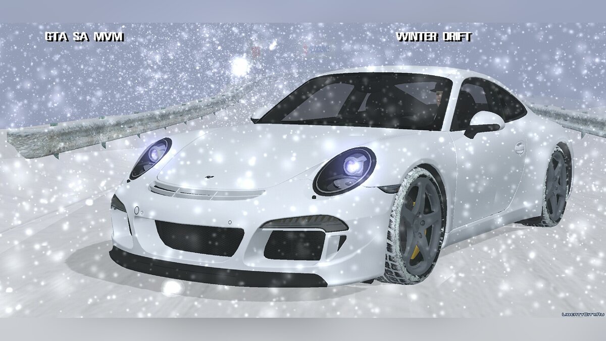 Скачать Porsche GT3 + тюнинг и винилы для GTA San Andreas (iOS, Android)