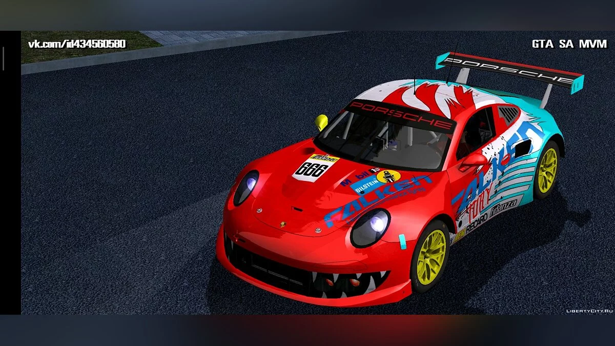 2014 Porsche 911 RSR / GTA San Andreas (iOS, Android)