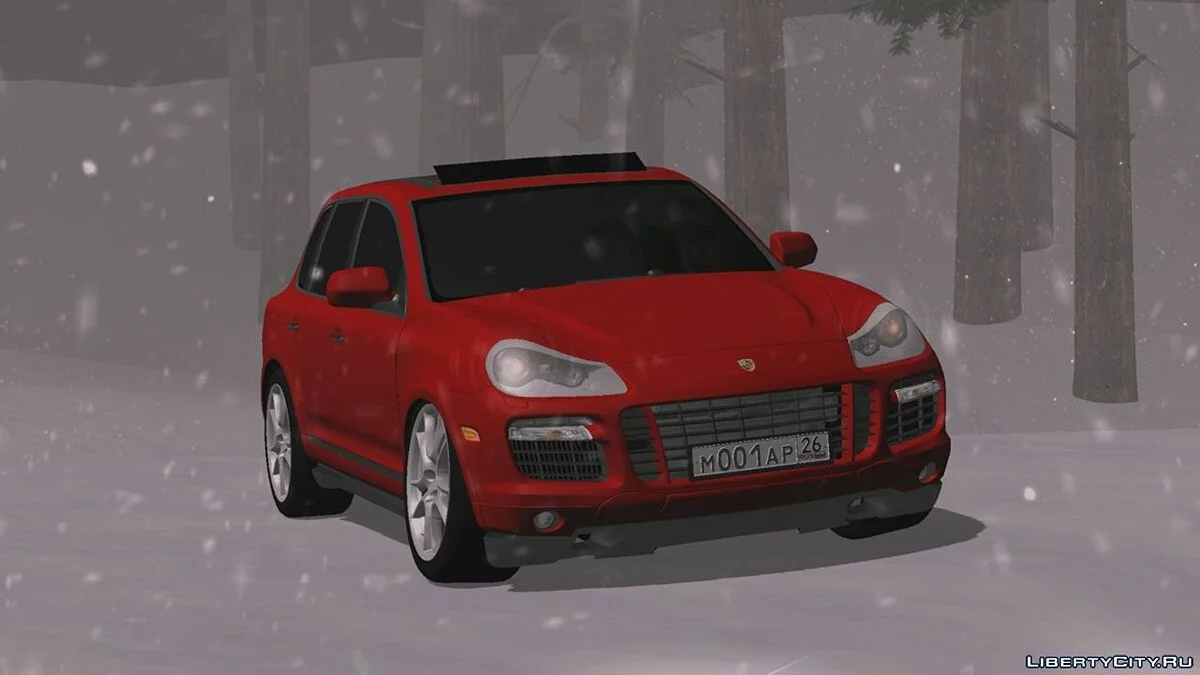 Porsche Cayenne Turbo / GTA San Andreas (iOS, Android)