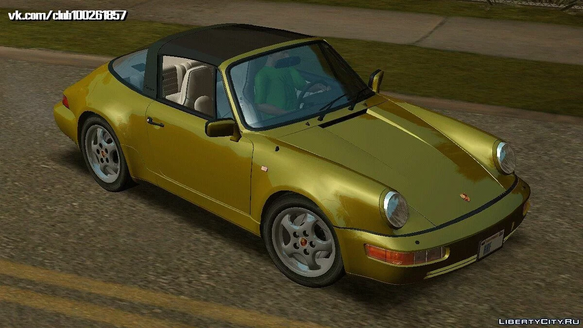 Porsche 911 Carrera 4 Targa (964) 1989 / GTA San Andreas (iOS, Android)