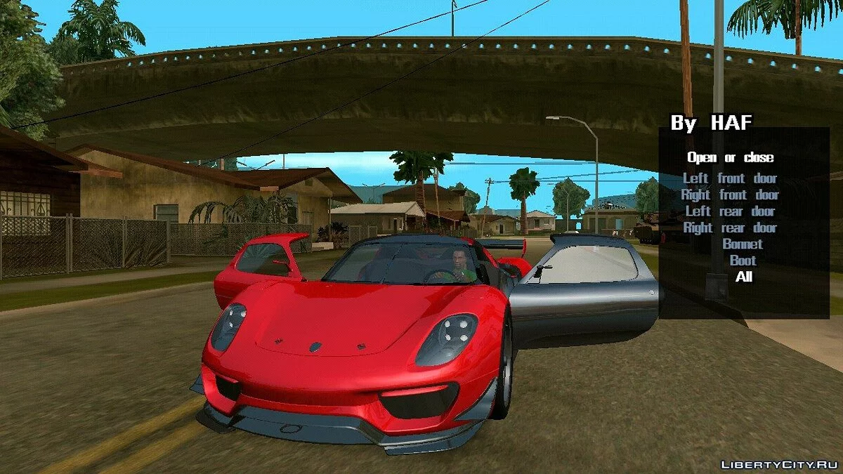 Porsche 918 RSR 2010 (только DFF) / GTA San Andreas (iOS, Android)