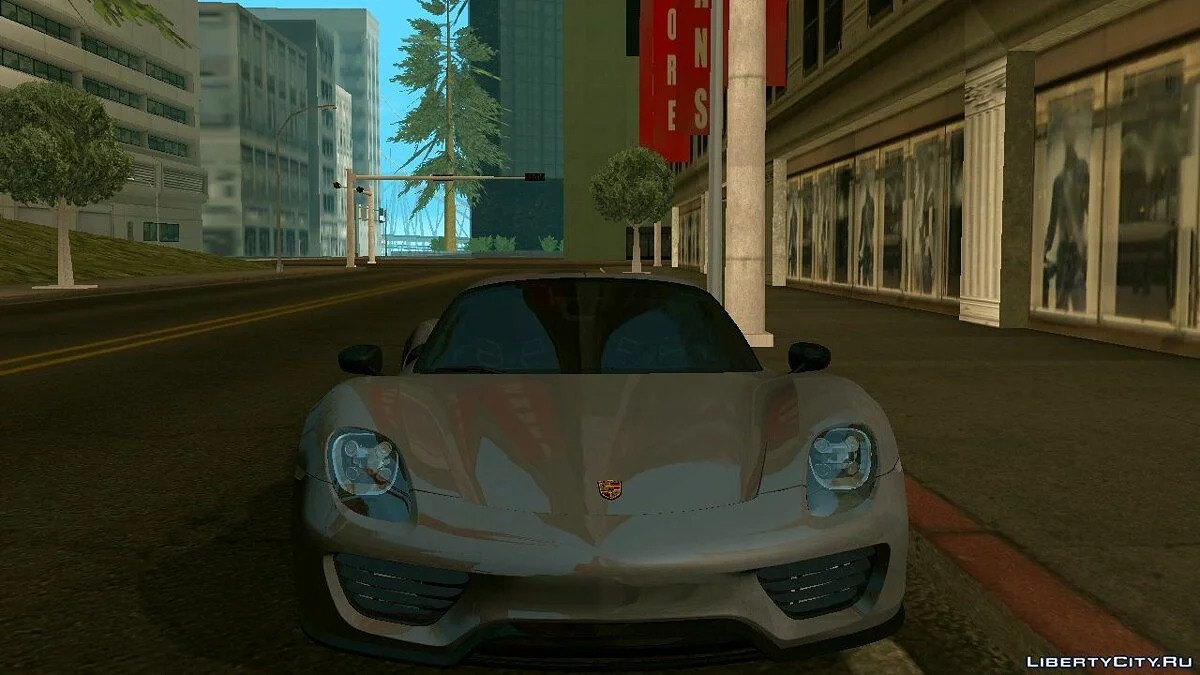 Porsche 918 spyder '13 (только DFF) / GTA San Andreas (iOS, Android)