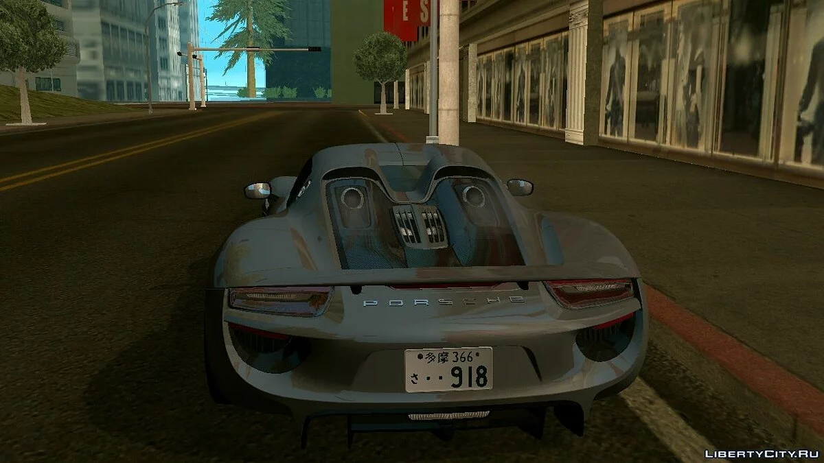 Porsche 918 spyder '13 (только DFF) / GTA San Andreas (iOS, Android)