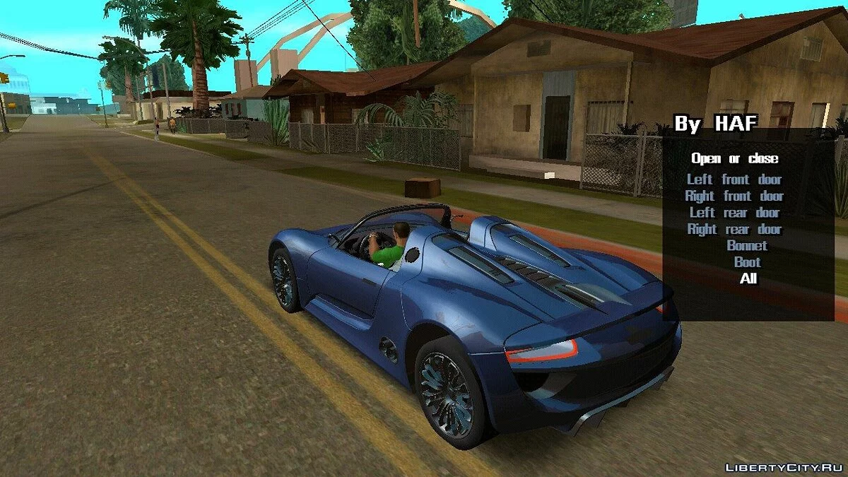 Porsche 918 Spyder (только DFF) / GTA San Andreas (iOS, Android)
