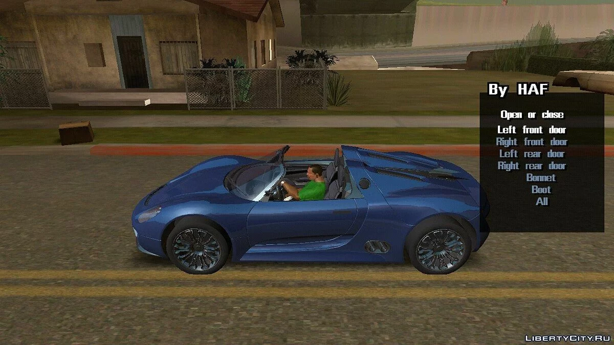 Porsche 918 Spyder (только DFF) / GTA San Andreas (iOS, Android)