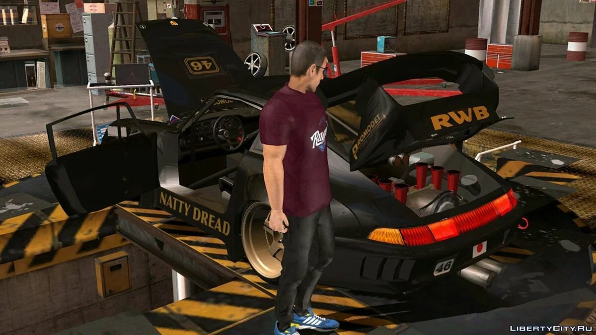 Porsche 993 RWB / GTA San Andreas (iOS, Android)