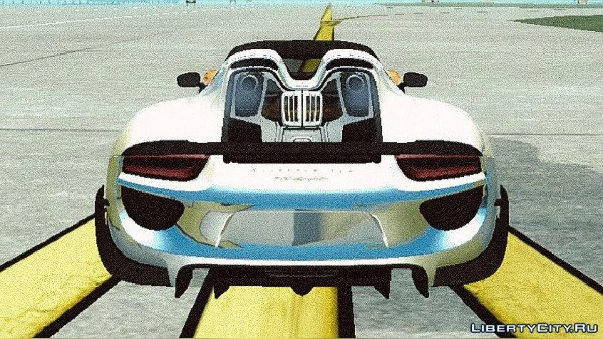 Porsche 918 Spyder Weissach Package / GTA San Andreas (iOS, Android)