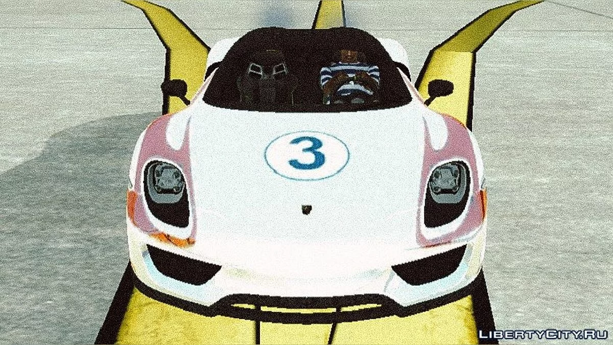 Porsche 918 Spyder Weissach Package / GTA San Andreas (iOS, Android)