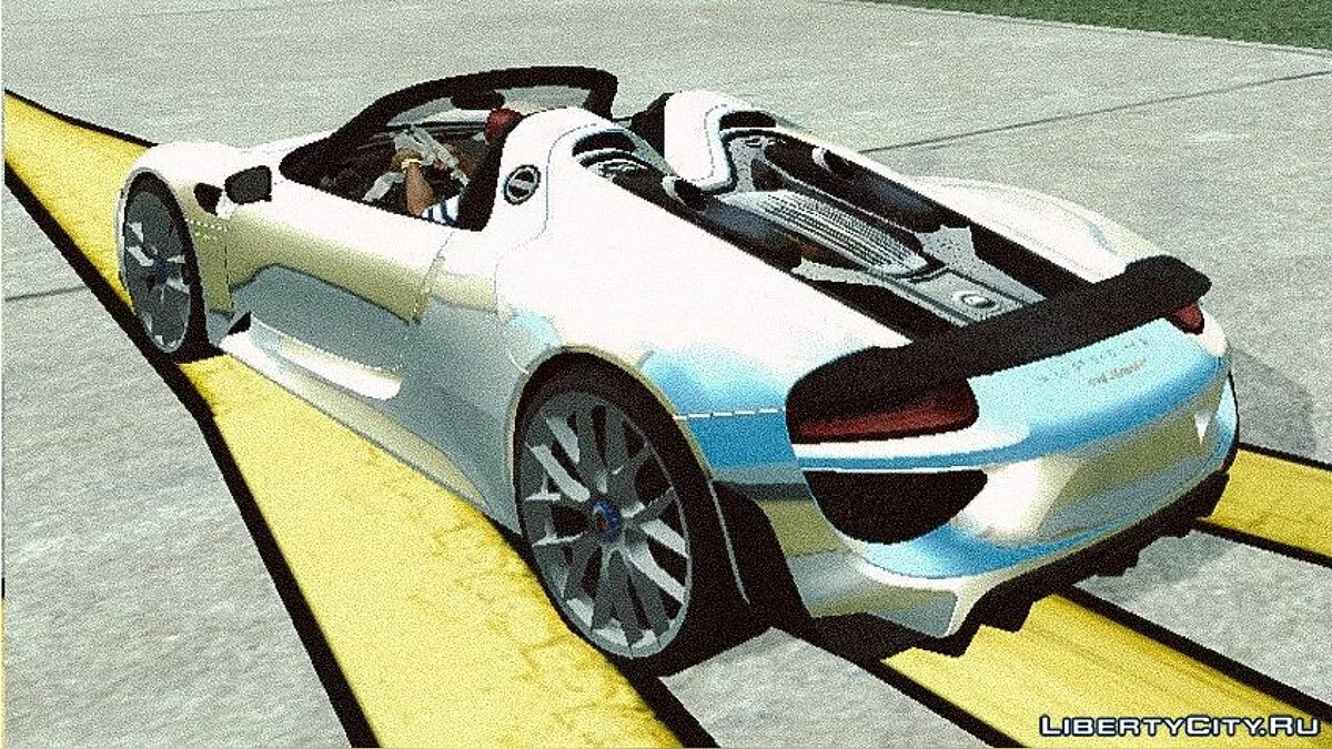Porsche 918 Spyder Weissach Package / GTA San Andreas (iOS, Android)